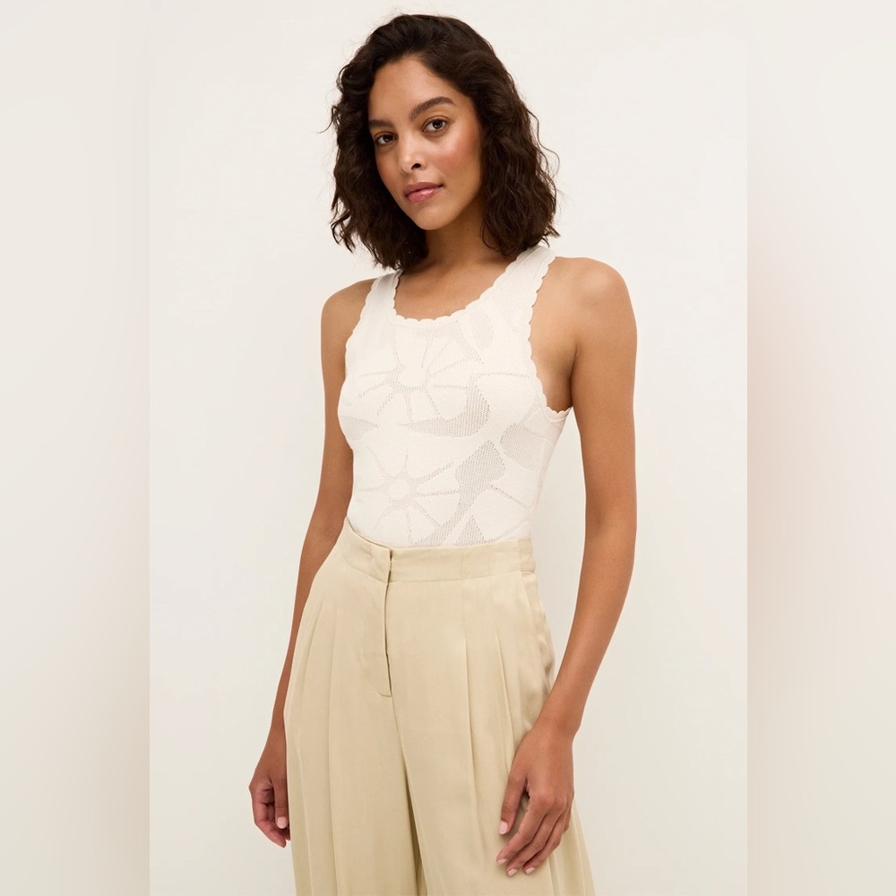 Marie Oliver Lima Top in Pearl size Medium